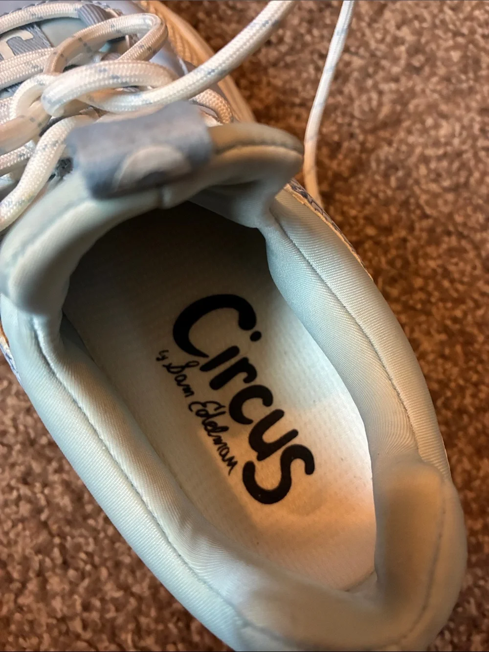 Circus by Sam Edelman Light Blue & White Chunky Sneakers